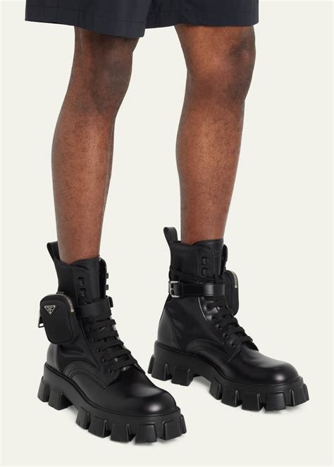 used prada boots men|prada combat boots men.